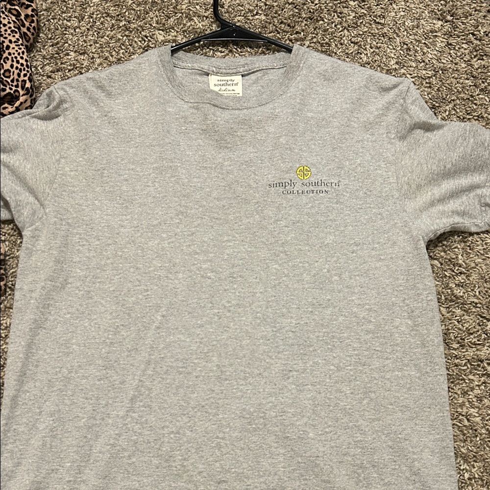 Simply Southern Heather Gray Short Sleeve Tee